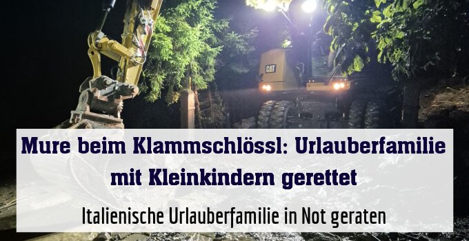 Italienische Urlauberfamilie in Not geraten