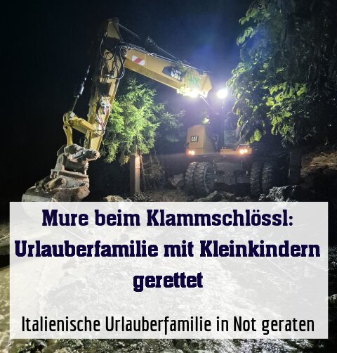 Italienische Urlauberfamilie in Not geraten