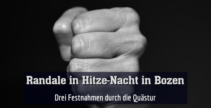 Drei Festnahmen durch die Quästur