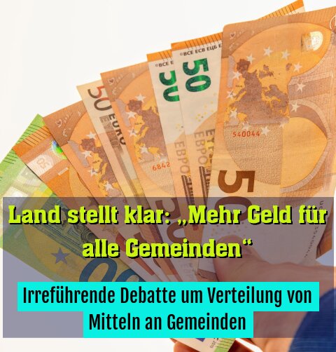 Irreführende Debatte um Verteilung von Mitteln an Gemeinden