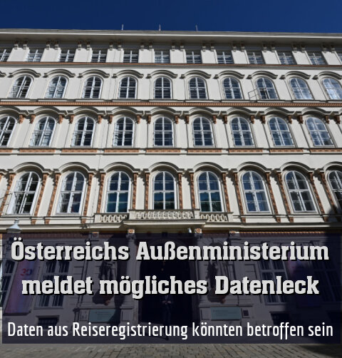 Daten aus Reiseregistrierung könnten betroffen sein