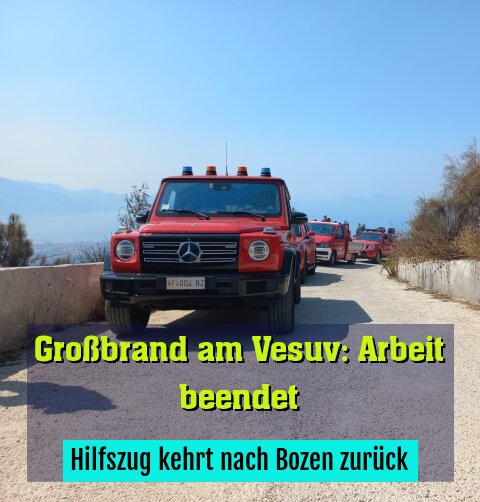 Hilfszug kehrt nach Bozen zurück