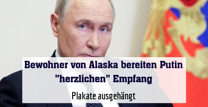 Plakate ausgehängt