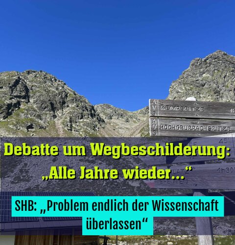 SHB: „Problem endlich der Wissenschaft überlassen“