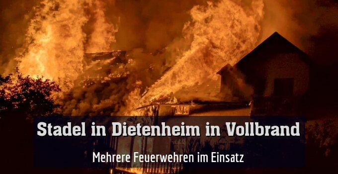 Mehrere Feuerwehren im Einsatz
