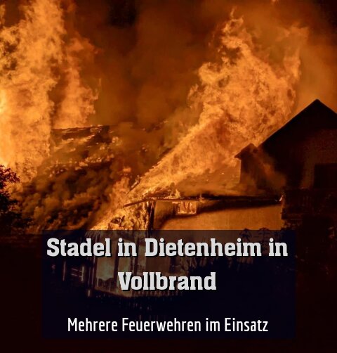 Mehrere Feuerwehren im Einsatz