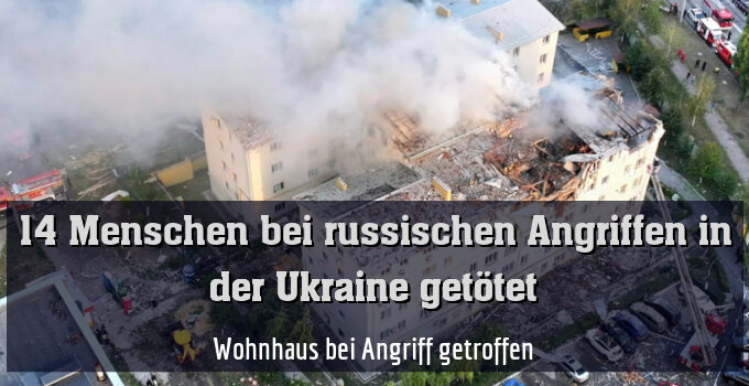 Wohnhaus bei Angriff getroffen
