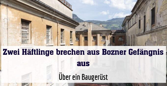 Über ein Baugerüst