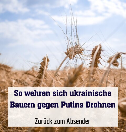 Zurück zum Absender