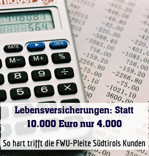 So hart trifft die FWU-Pleite Südtirols Kunden