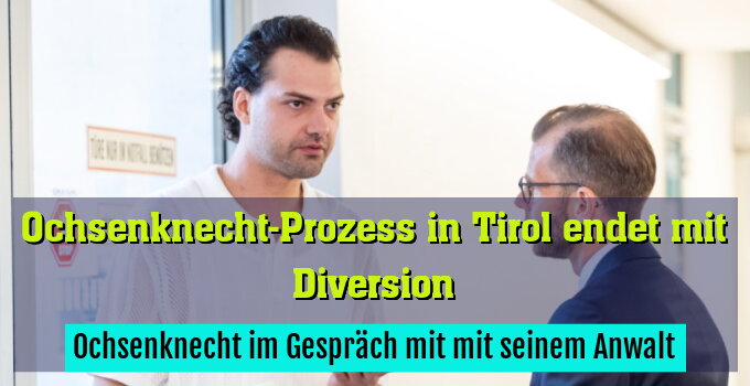 Ochsenknecht im Gespräch mit mit seinem Anwalt
