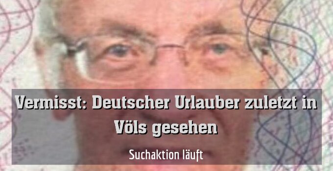 Suchaktion läuft