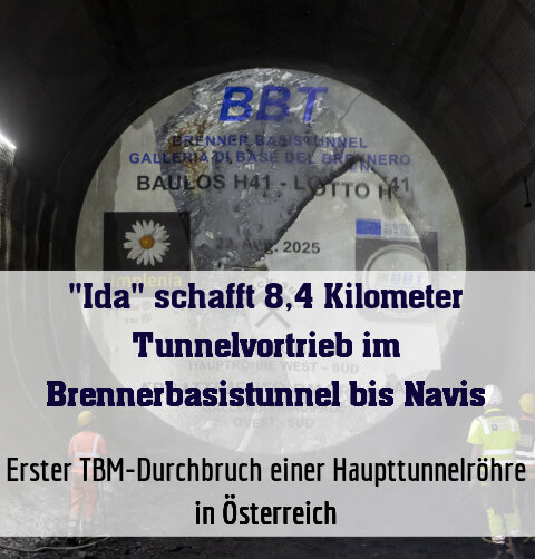 Erster TBM-Durchbruch einer Haupttunnelröhre in Österreich
