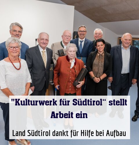 Land Südtirol dankt für Hilfe bei Aufbau