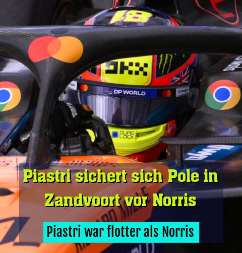 Piastri war flotter als Norris