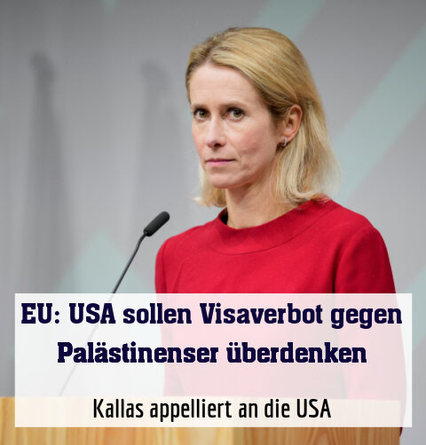Kallas appelliert an die USA