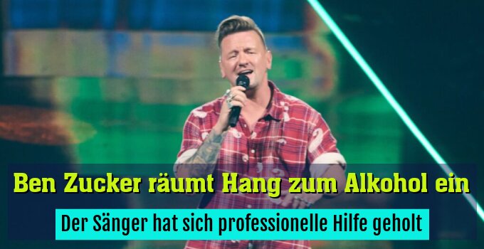Der Sänger hat sich professionelle Hilfe geholt