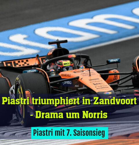 Piastri mit 7. Saisonsieg