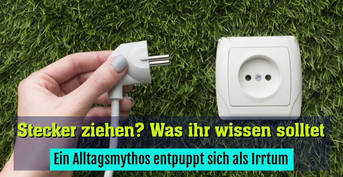 Ein Alltagsmythos entpuppt sich als Irrtum