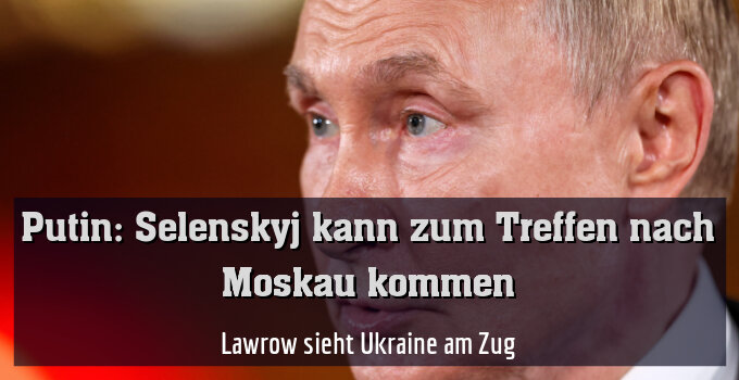 "Ich denke, da ist ein Licht am Ende des Tunnels", sagte Putin