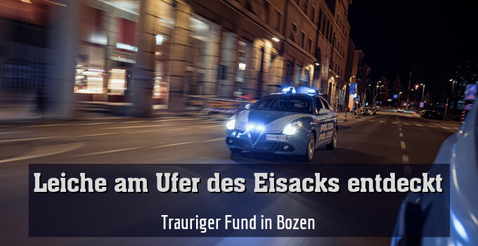 Trauriger Fund in Bozen