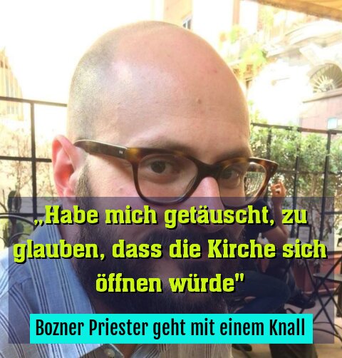 Bozner Priester geht mit einem Knall