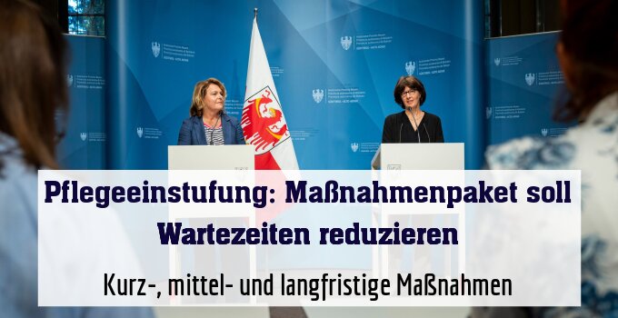 Kurz-, mittel- und langfristige Maßnahmen