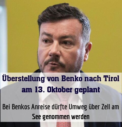 Bei Benkos Anreise dürfte Umweg über Zell am See genommen werden