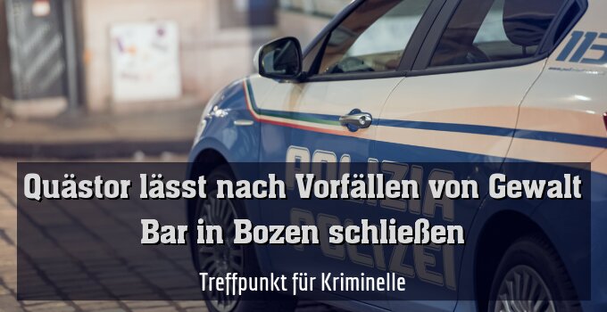 Treffpunkt für Kriminelle