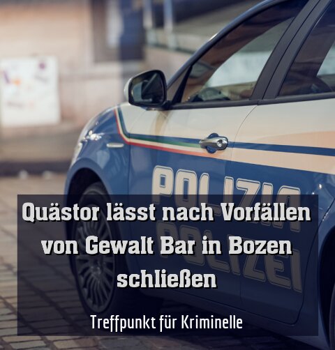 Treffpunkt für Kriminelle