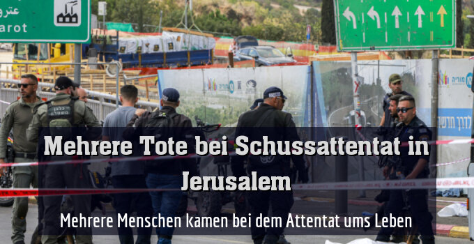 Mehrere Menschen kamen bei dem Attentat ums Leben