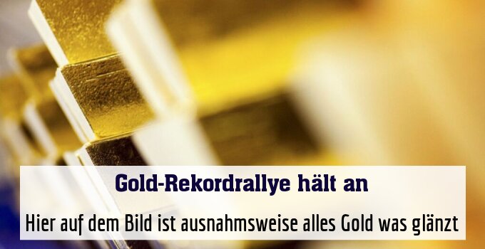 Hier auf dem Bild ist ausnahmsweise alles Gold was glänzt