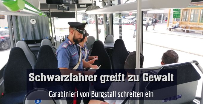Carabinieri von Burgstall schreiten ein