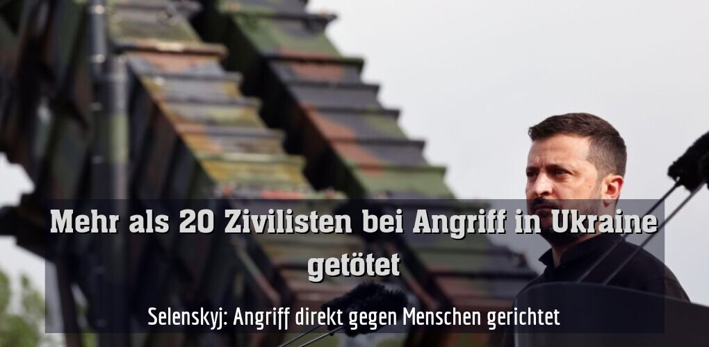 ++ ARCHIVBILD ++ Selenskyj berichtete von über 20 toten Zivilisten (Archiv)