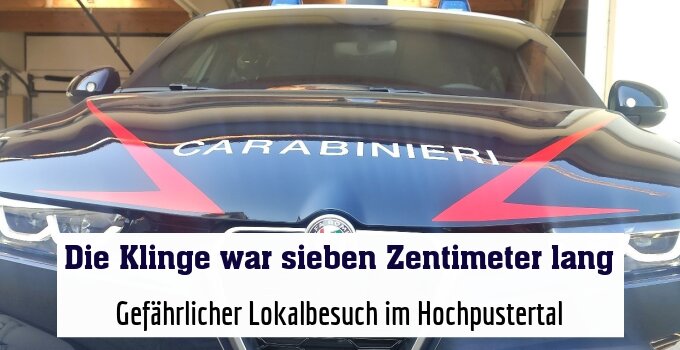 Gefährlicher Lokalbesuch im Hochpustertal