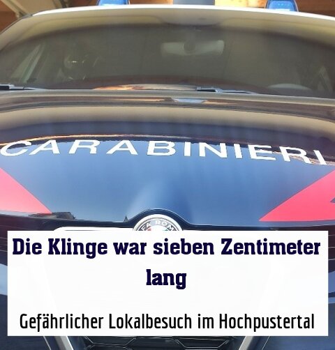 Gefährlicher Lokalbesuch im Hochpustertal
