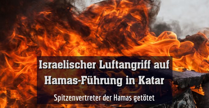 Rauch nach Explosionen in Doha