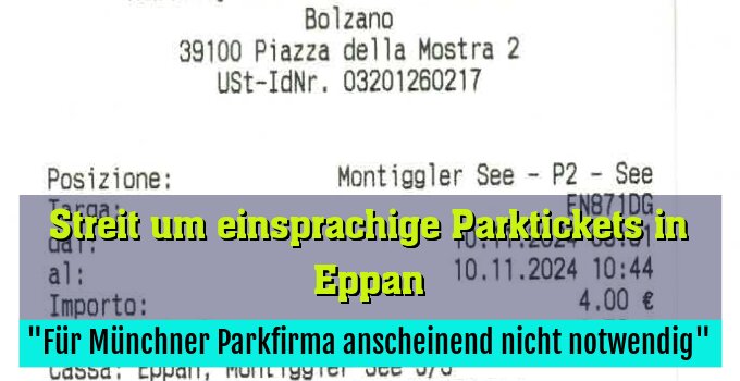 "Für Münchner Parkfirma anscheinend nicht notwendig"