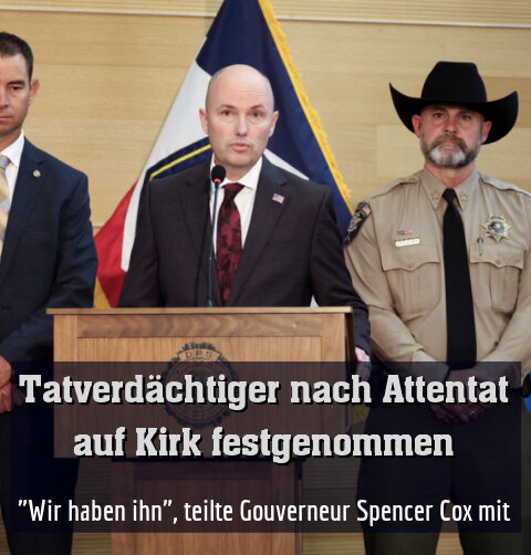"Wir haben ihn", teilte Gouverneur Spencer Cox mit