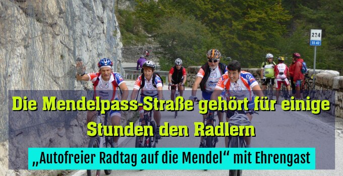 „Autofreier Radtag auf die Mendel“ mit Ehrengast