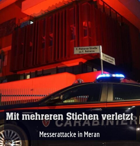 Messerattacke in Meran
