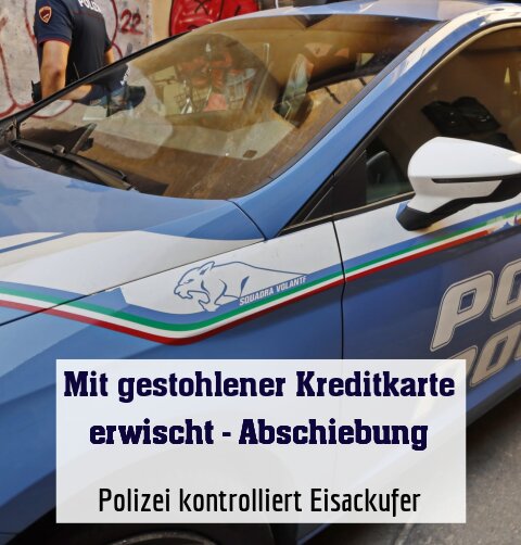Polizei kontrolliert Eisackufer