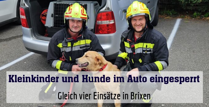 Gleich vier Einsätze in Brixen
