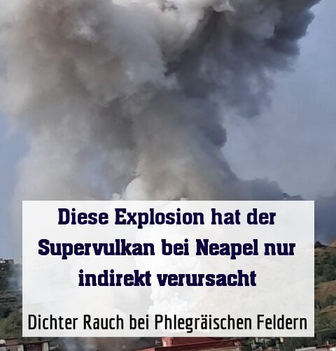 Dichter Rauch bei Phlegräischen Feldern