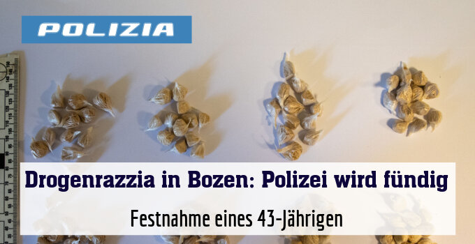 Festnahme eines 43-Jährigen