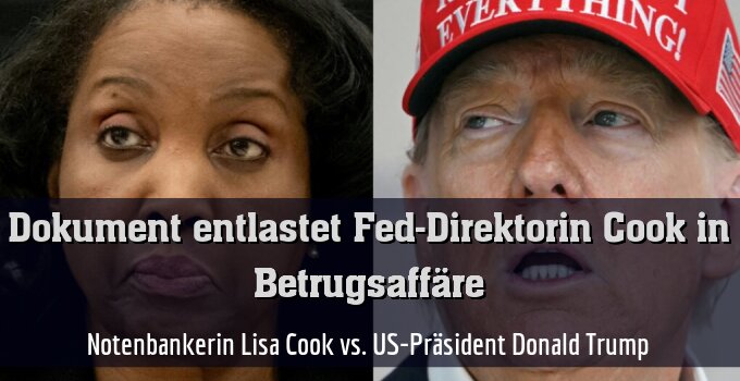 Notenbankerin Lisa Cook vs. US-Präsident Donald Trump