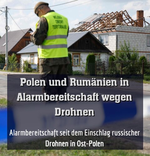 Alarmbereitschaft seit dem Einschlag russischer Drohnen in Ost-Polen