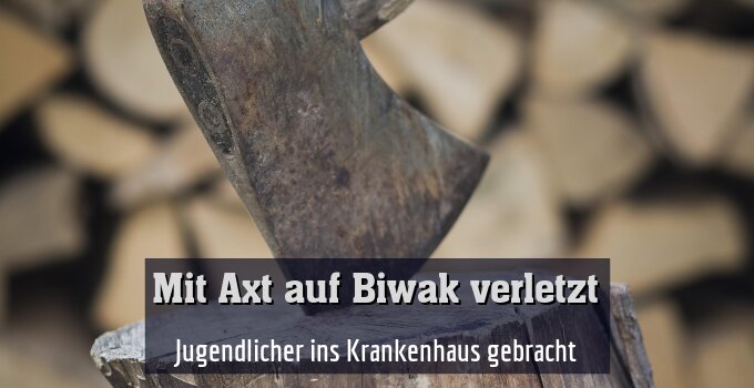 Jugendlicher ins Krankenhaus gebracht