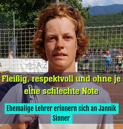 Ehemalige Lehrer erinnern sich an Jannik Sinner