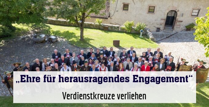 46 Persönlichkeiten aus Tirol und Südtirol ausgezeichnet